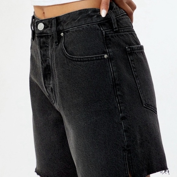 PACSUN Women's Black Denim Shorts - Picture 1 of 9